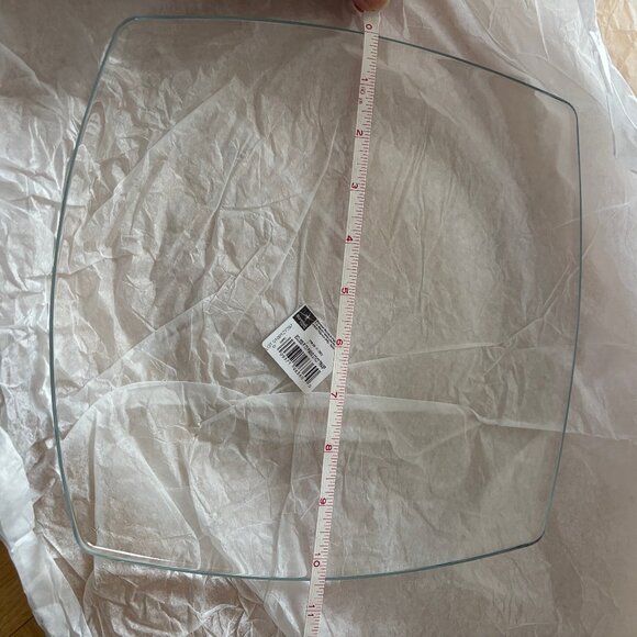 Bormioli Rocco - Rounded Square Glass Plate - New - Picture 4 of 12